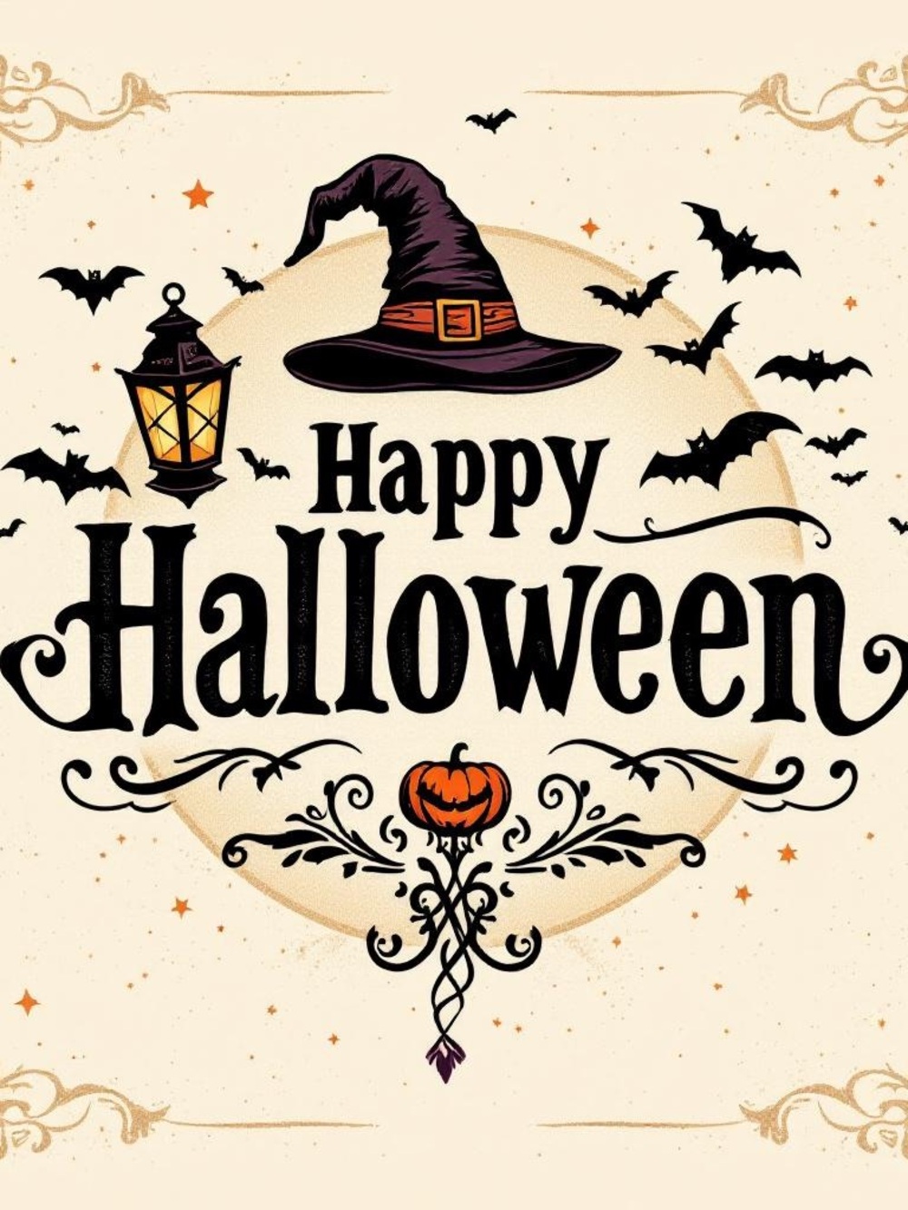 Happy Halloween. Halloween items t-shirts, decorations, pens, bags etc